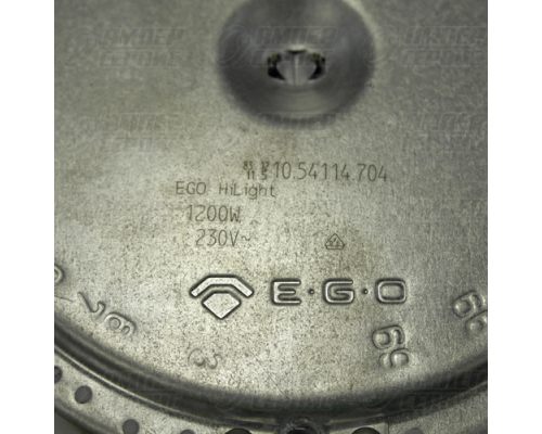 Электроконфорка стеклокерамика D165/140mm 1200W EGO 10.54114.704 Gorenje (Горенье) 225839