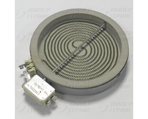 Конфорка стеклокерамика D165/145mm 1200W для плит Whirlpool (Вирпул) 481231018887