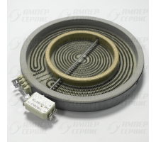 Конфорка 2-х зонная D230/140mm 2200/700W для плит Whirlpool (Вирпул) 481231018895