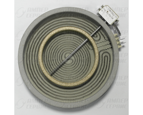 Конфорка 2-х зонная D230/140mm 2200/700W для плит Whirlpool (Вирпул) 481231018895