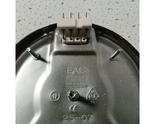 Конфорка электроплит Гефест 2000Вт 190мм WEBO HP-F180A