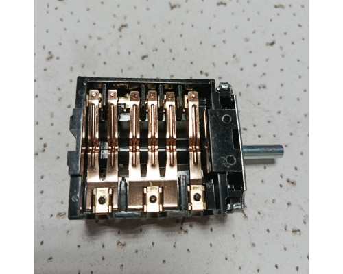 Переключатель конфорок Гефест 7поз(6+0) RT345-1A(51.43/-23)-S 16A,250V,T150,4E4