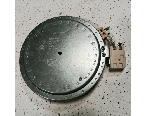 Конфорка инфракрасная D165/140mm 1200W EIKA, Ariston