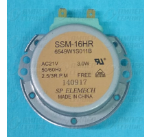 Двигатель вращения поддона для микроволновых СВЧ печей SSM-16HR (MDPJ030BF) (21V, 2.5/3 об/мин)