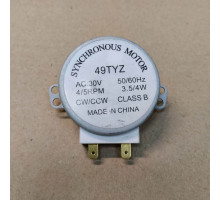 Двигатель СВЧ 49TYZ 30V 4/5 об/мин 3.5/4W H14mm