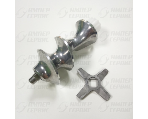 Шнек Zelmer (Зелмер) под двусторонний нож N8 12019443 с ножом N8 755472