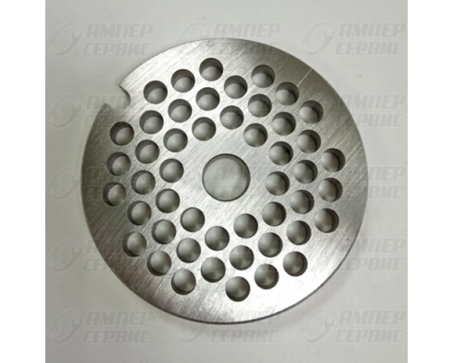 Решетка средняя D54 мм / D отв. 4мм мясорубки Bosch, Braun, Zelmer, Philips (Бош, Браун, Зелмер, Филипс) BR008 зам. BS006