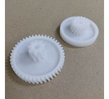 Блок шестеренок Gorenje 2 шт, средняя и малая, D=72/22 H=31/13 d=7mm, D=62/28 H=24/11 d=7mm