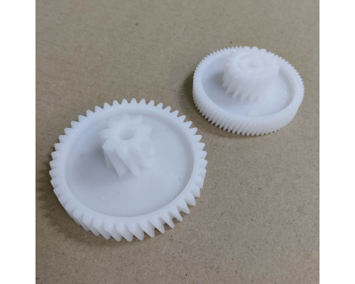 Блок шестеренок  Redmond RMG-1205-8, Gorenje 2 шт, средняя и малая, D=72/22 H=31/13 d=7mm, D=62/28 H=24/11 d=7mm