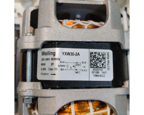 Циркуляционный насос Welling 60W для посудомоечной машины Midea 11001010000478, 1041676