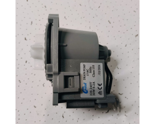 Насос ПММ GORENJE 30W на 4-ех защелках клеммы назад разд. 556915 PMP005GO