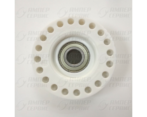 Суппорт (фланец) в сборе Electrolux, Zanussi (Электролюкс, Занусси) cod099 4071430971, 4071374104,  левая резьба, подшипник 6203, со стороны шкива, SDP003ZN, ZN5820, EBI099