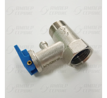 Обратный клапан для водонагревателей 8 бар синяя ручка 100508