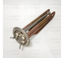 ТЭН 2500W (1.0+1.5) RF L-200mm M6 под анод контакты под разъем ИТА 10855