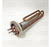 ТЭН 2500W (1.0+1.5) RF L-200mm M6 под анод контакты под разъем TW Италия 10855K (с анодом и уплотнителем)
