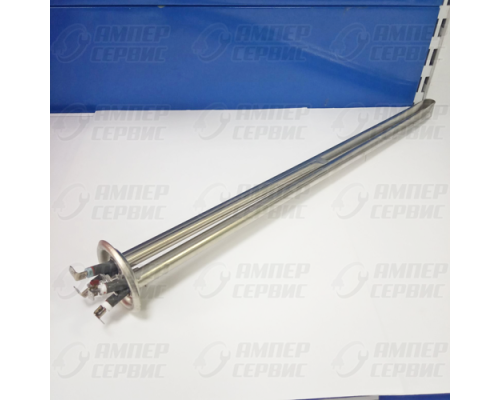 ТЭН Термекс, Electrolux (Термекс, Электролюкс) 2000W L-480мм RF64 (1,3+0,7) нерж. M4, 2 сухих ТЭНа, 1 трубка для термостата 20117