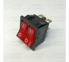 Клавиша двойная 16А 250V 66135 для водонагревателей  Ariston, Thermex, AquaVerso, Electrolux, (Аристон, Термекс, Акваверсо, Електролюкс)
