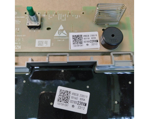 Блок управления и плата дисплея Haier 0021800239XM