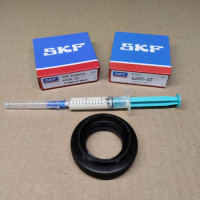 Ремкомплект бака стиральных машин CANDY, LERAN подшипники SKF FRANCE 2Z 6204+6205+ 30X52X11/17,5 SKL + смазка 2мл