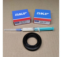 Ремкомплект бака стиральных машин CANDY, LERAN подшипники SKF FRANCE 2Z 6204+6205+ 30X52X11/17,5 SKL + смазка 2мл