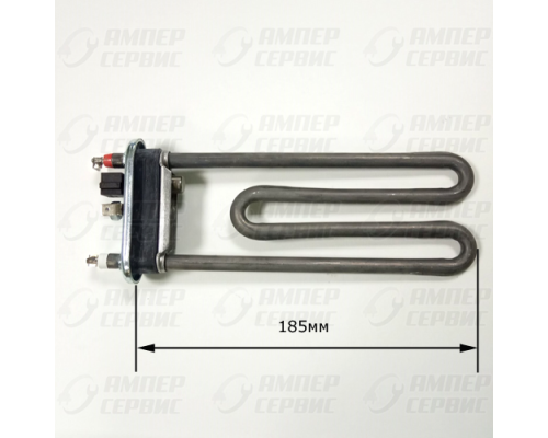 ТЭН 1900W (прям.L=185) для стиральных машин Samsung (Самсунг)  TW с датчиком 3406111, DC47-00006M