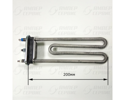 ТЭН 2000W прям.с отв.L=200 для стиральных машин Bosch (Бош) , Thermowatt 3406125, HTR012BO