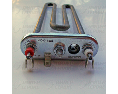 ТЭН 2000W (прям.с отв.L=235) для стиральных машин Thermowatt 3406150