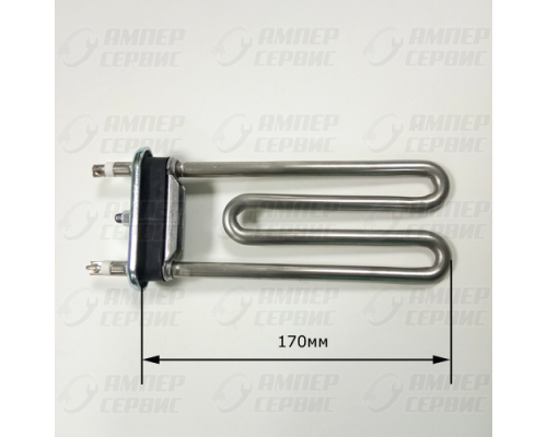 ТЭН 1700W L=170 с отверстием под датчик для стиральных машин Indesit, Ariston (Индезит, Аристон) Kawai C00094715