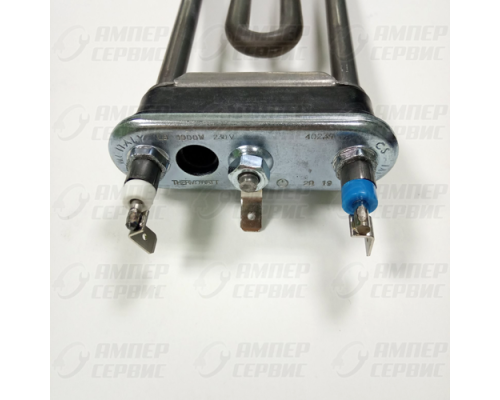 ТЭН 1900W (прям.L=180) для стиральных машин Indesit, Ariston (Индезит, Аристон) TW с отверстием под датчик C00273277