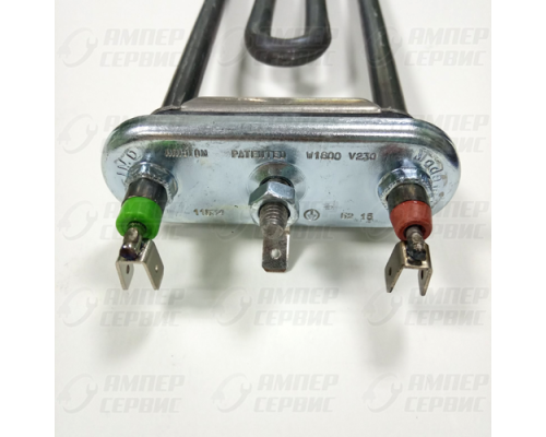 ТЭН 1800W (прям. L=192) для стиральных машин Indesit, Ariston ( Индезит, Аристон) HTR002AR, OAC255099 Termowatt