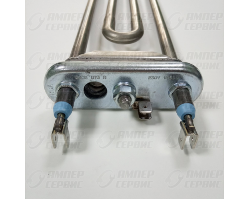 ТЭН 1950W (прям. L=235) для стиральных машин, с отв. под датчик HTR070