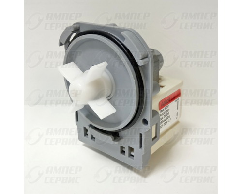 Сливной насос / помпа для стиральных машин Bosch (Бош) 30W (3 защелки, клеммы вместе назад) Ascoll M221 PMP003UN (290936)