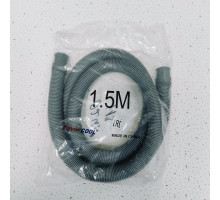 Шланг сливной 1,5 м прямой D 19/21 мм DWH002UN
