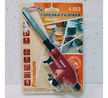 Газовая горелка Runis Premium 4-053N06 с пьезорозжигом  (газ 220г.)