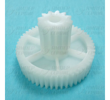 Шестерня мясорубки Tefal, Moulinex HV4, HV6, HV8, HV9 (Тефаль, Мулинекс) (D=65, d25.5, H42, h17) 12 зубьев, 52 зубца TF007, MS-4775456, MS014, 010160K