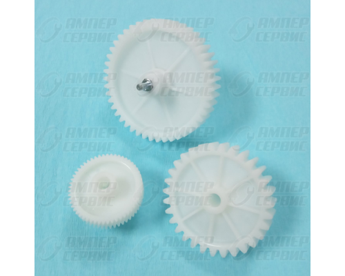 Блок шестеренок мясорубки Vitek, Scarlett H3 3шт D82/8+66/29+45/33 H81/17+36/14+35/12 VS042